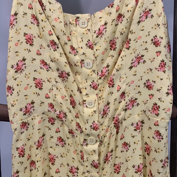 REFORMATION | Floral Midi Dress Sz 4 - Picture 8 of 13